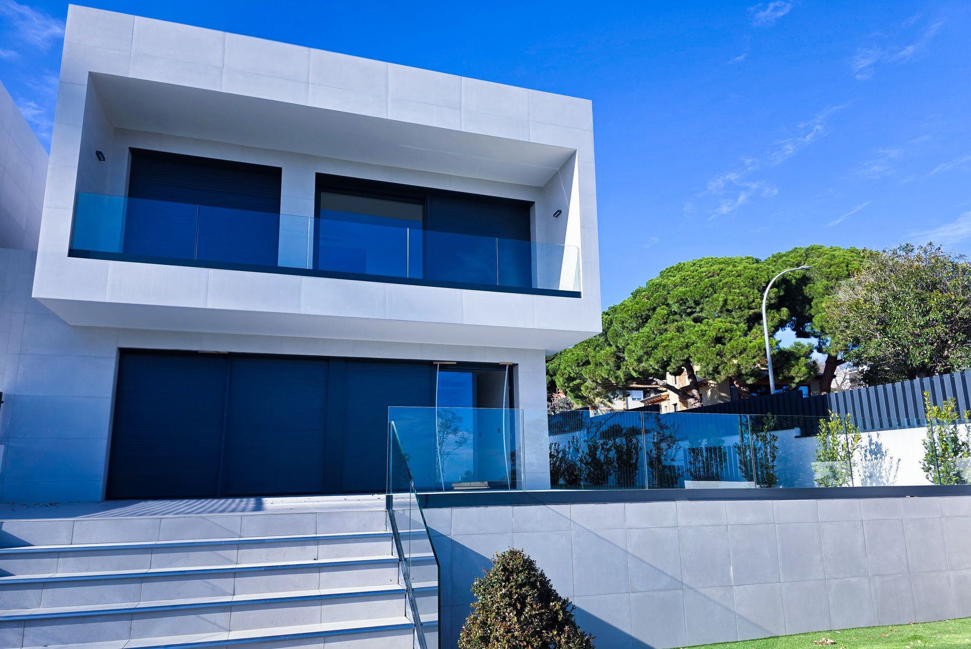 Barandillas de cristal en vivienda barcelona